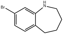 8-溴-2,3,4,5-四氢-1H-苯并[B]氮杂卓 结构式