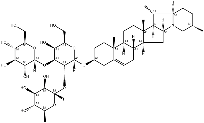 A-茄碱 结构式