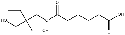 [2,2-bis(hydroxymethyl)butyl] hydrogen adipate 结构式