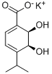 (2R,3S)-1-羰基-4-异丙基-2,3-二氢环己基-4,6-二烯钾盐 结构式