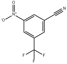 3-氰基-5-硝基三氟甲苯 结构式