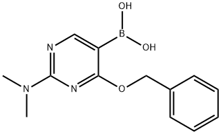 4-Benzyloxy-2-(dimethylamino)pyrimidine-5-boronic acid