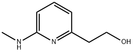 2-(6-(甲氨基)吡啶-2-基)乙醇 结构式