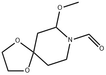 8-FORMYL-7-METHOXY-1,4-DIOXA-8-AZASPIRO[4.5]DECANE 结构式