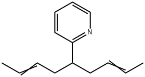 2-[1-(BUT-2-ENYL)PENT-3-ENYL]PYRIDINE 结构式