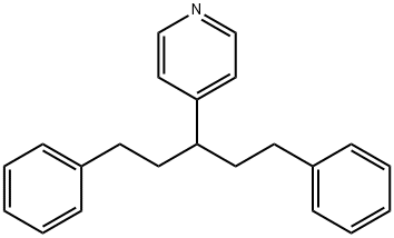 4-(1-戊乙基-3-苯基丙基)吡啶 结构式