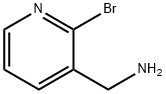 (2-溴吡啶-3-基)甲胺 结构式