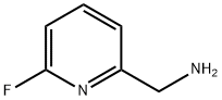 6-氟吡啶-2-甲胺 结构式