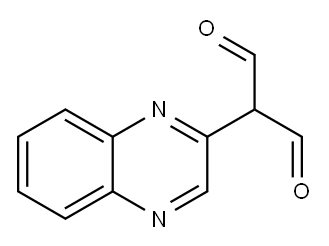 2-(喹喔啉-2-基)丙二醛 结构式