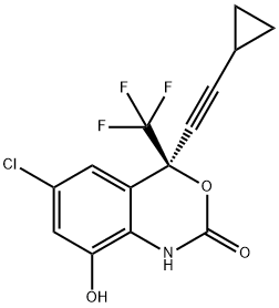 8-羟基依法韦伦 结构式