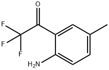 1 - (2 - 氨基 - 5 - 甲基苯基) - 2,2,2 - 三氟乙酮 结构式