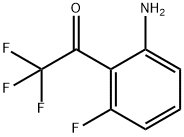 Ethanone, 1-(2-amino-6-fluorophenyl)-2,2,2-trifluoro- (9CI) 结构式