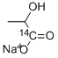 DL-LACTIC ACID-14C SODIUM SALT 结构式