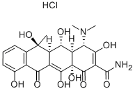盐酸土霉素 结构式