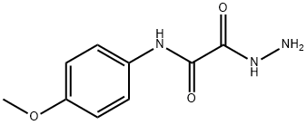 2-肼基-N-(4-甲氧基苯基)-2-氧代乙酰胺 结构式