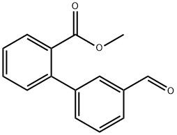 Methyl 2-(3-formylphenyl)benzoate 结构式
