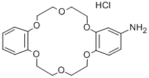 4-氢氯化氨基二苯并-18-冠(醚)-6 结构式