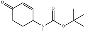 Carbamic acid, (4-oxo-2-cyclohexen-1-yl)-, 1,1-dimethylethyl ester (9CI) 结构式