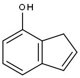 7-HYDROXYINDENE 结构式