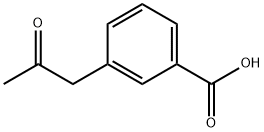 3-(2-氧代-丙基)-苯甲酸 结构式