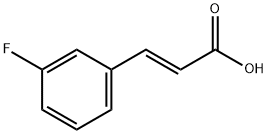 反-3-氟苯丙烯酸 结构式