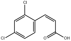 2,4-Dichloro-cis-cinnamic acid 结构式