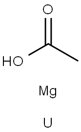 MAGNESIUM URANYL ACETATE 结构式