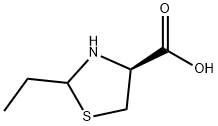 (4S,2RS)-2-乙基噻唑啉-4-羧酸 结构式