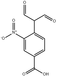 2-(4-羧基-2-硝基苯基)丙二醛 结构式