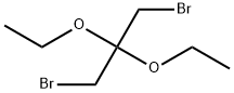 1,3-二溴-2,2-二乙氧基丙烷 结构式