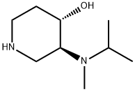 (3S,4S)-3-(异丙基(甲基)氨基)哌啶-4-醇 结构式