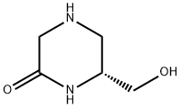 (R)-6-(羟甲基)哌嗪-2-酮 结构式