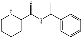 N-(1-phenylethyl)piperidine-2-carboxamide 结构式