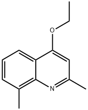 Quinoline, 4-ethoxy-2,8-dimethyl- (9CI) 结构式