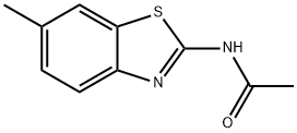 Acetamide, N-(6-methyl-2-benzothiazolyl)- (8CI,9CI) 结构式