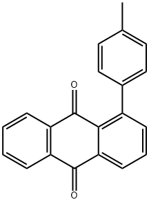 1-(4-Methylphenyl)-9,10-anthraquinone 结构式