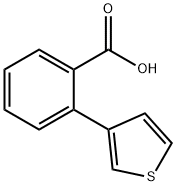 2-(3-噻吩基)苯甲酸 结构式