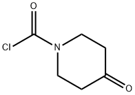 1-Piperidinecarbonyl chloride, 4-oxo- (9CI)