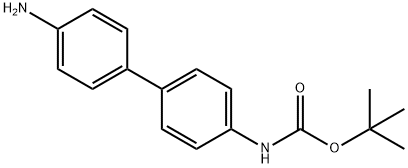 (4'-AMINO-BIPHENYL-4-YL)-CARBAMIC ACID TERT-BUTYL ESTER 结构式