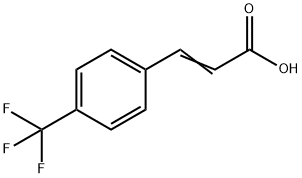 2-三氟甲基肉桂酸 结构式