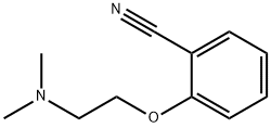 2-[2-(二甲基氨基)乙氧基]苯腈 结构式