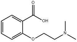 2-[2-(二甲胺)乙氧基]苯甲酸 结构式