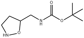 Carbamic acid, (5-isoxazolidinylmethyl)-, 1,1-dimethylethyl ester (9CI) 结构式