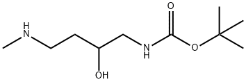 Carbamic acid, [2-hydroxy-4-(methylamino)butyl]-, 1,1-dimethylethyl ester (9CI) 结构式