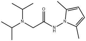 2-(Diisopropylamino)-N-(2,5-dimethyl-1H-pyrrol-1-yl)acetamide 结构式