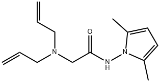 2-(Diallylamino)-N-(2,5-dimethyl-1H-pyrrol-1-yl)acetamide 结构式