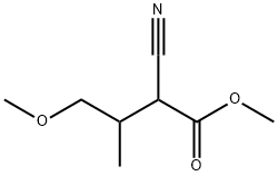 Butanoic acid, 2-cyano-4-methoxy-3-methyl-, methyl ester (9CI) 结构式