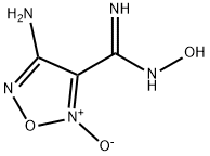 1,2,5-Oxadiazole-3-carboximidamide,4-amino-N-hydroxy-,2-oxide(9CI) 结构式