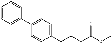 4-(4-Biphenylyl)butanoic acid methyl ester 结构式