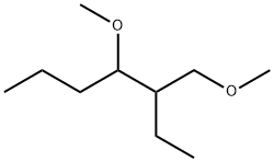 4-Methoxy-3-(methoxymethyl)heptane 结构式